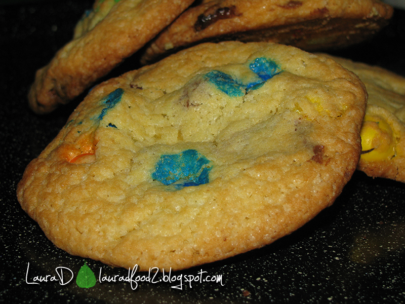 White&Milk Chocolate and M&M's Cookies