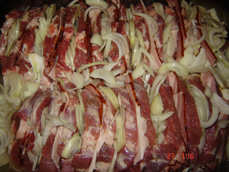 Ceafa de porc umpluta