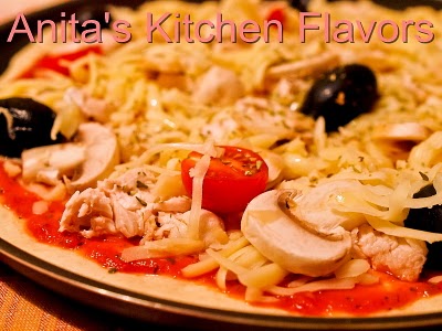 Pizza con pollo