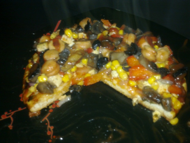 Pizza de post - vegetariana