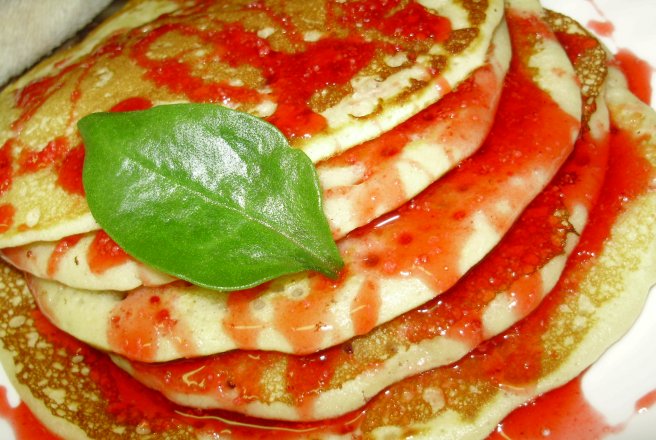 Pancakes cu mascarpone