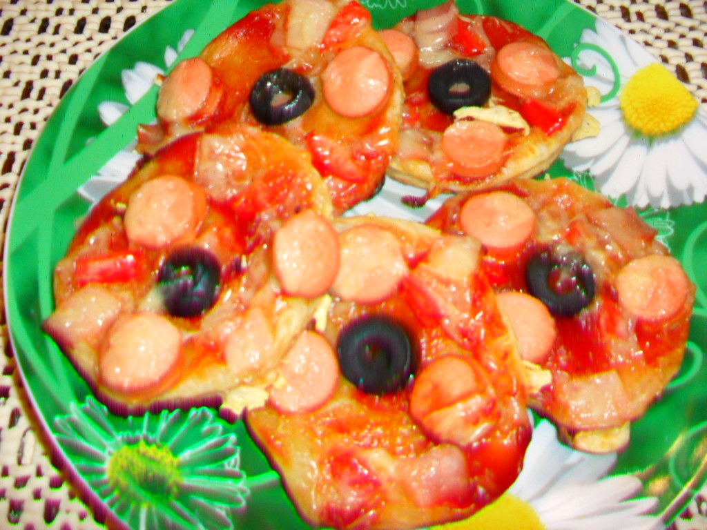 Mini-pizza in foietaj