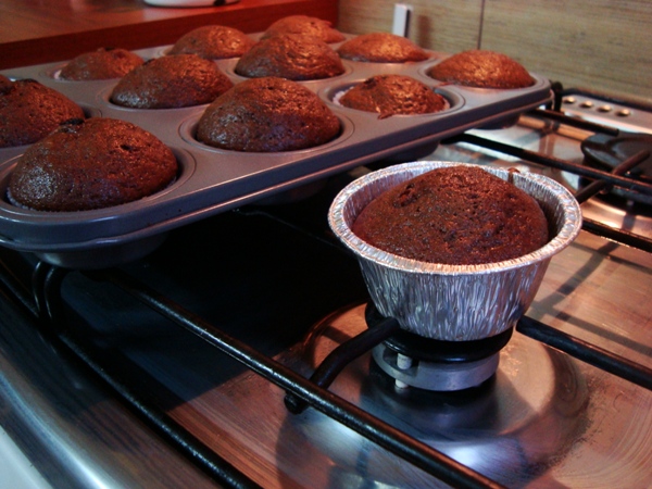 Mocha Muffins cu crusta de biscuiti