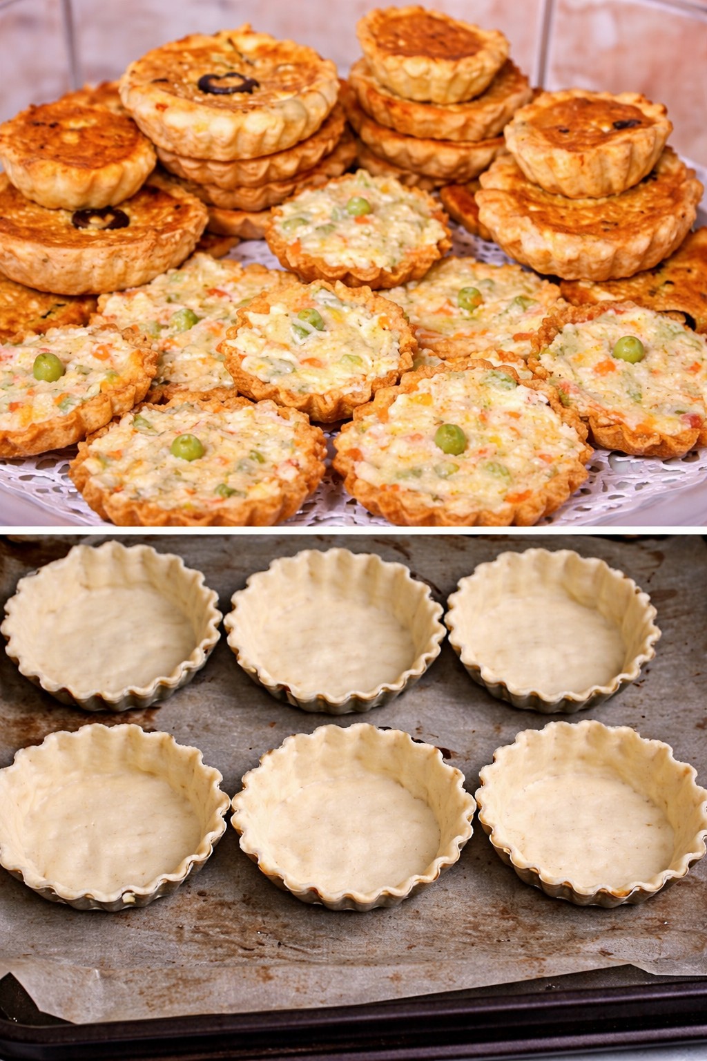 Cosulete aperitiv cu branza si masline