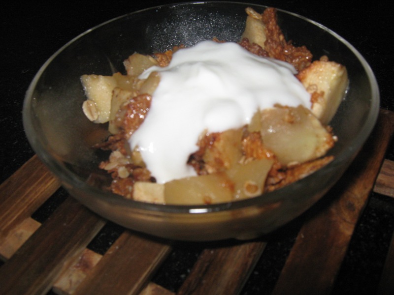 Apple crisp (sau mai bine crontz cu mar )