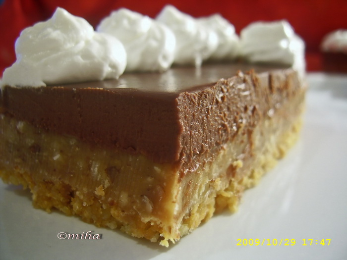 Tarta cu caramel si ciocolata