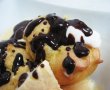 Profiterol cu frisca si inghetata de pepene galben-3