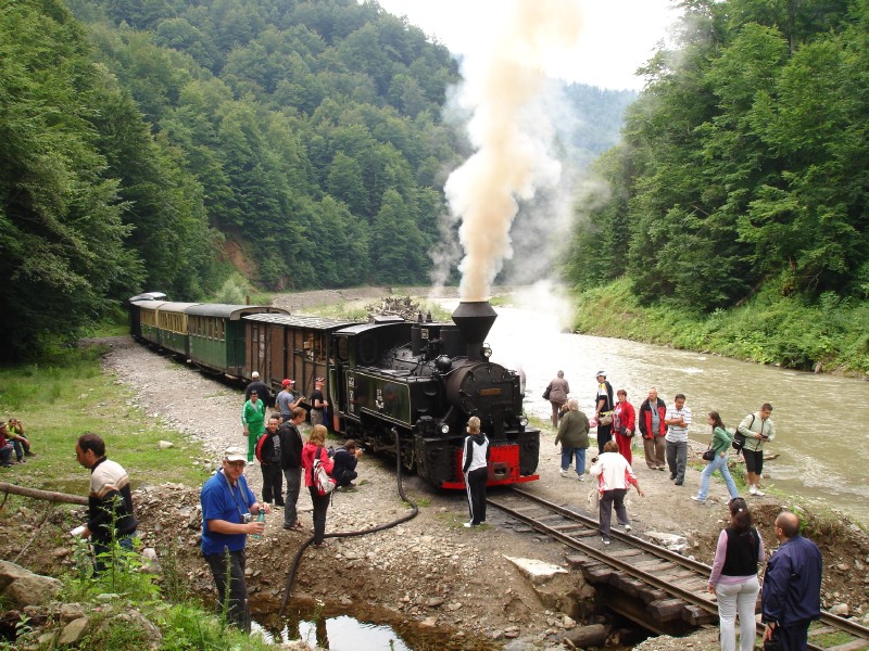 Cu mocanita pe Valea Vaserului