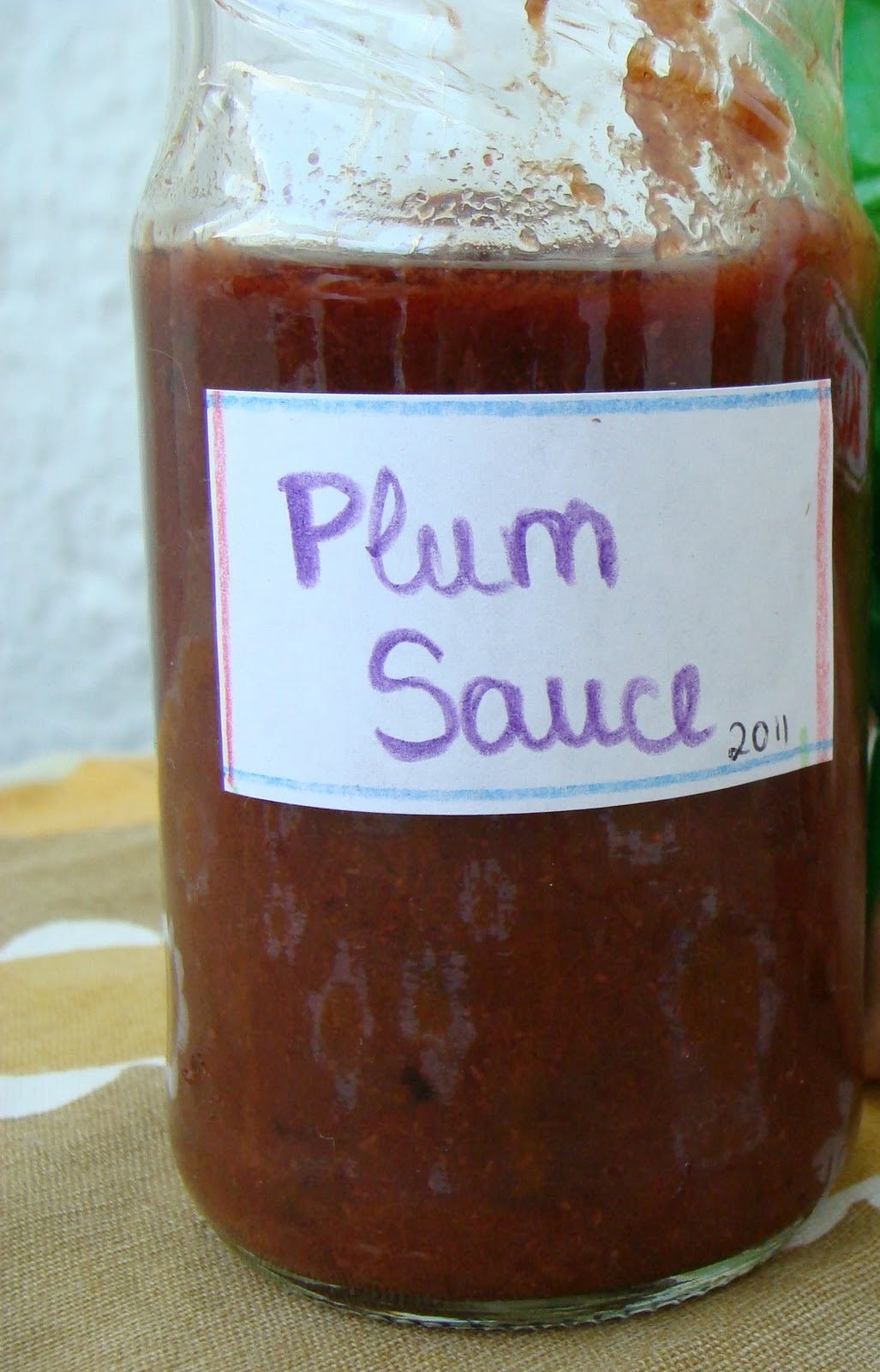 Plum sauce