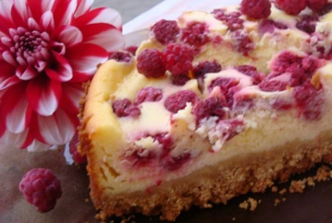 Cheesecake cu zmeura