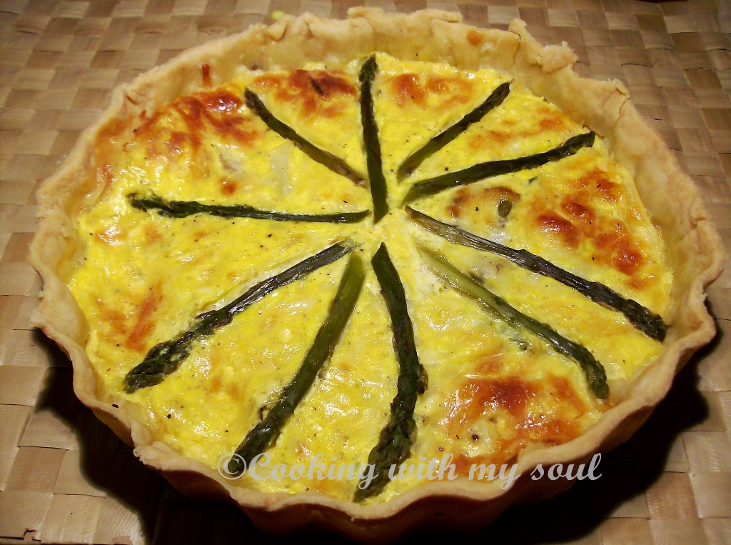 Quiche cu sparanghel