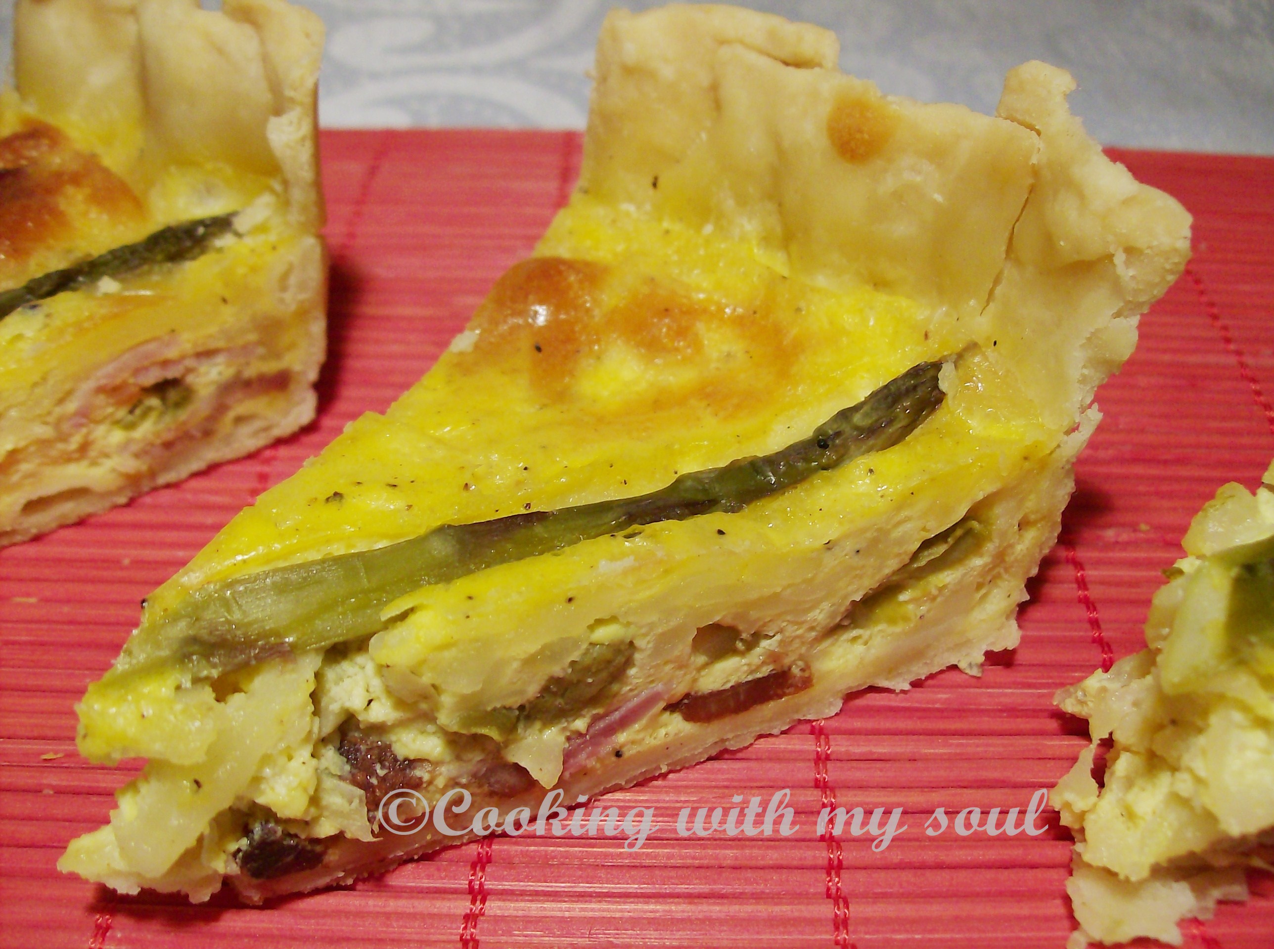 Quiche cu sparanghel