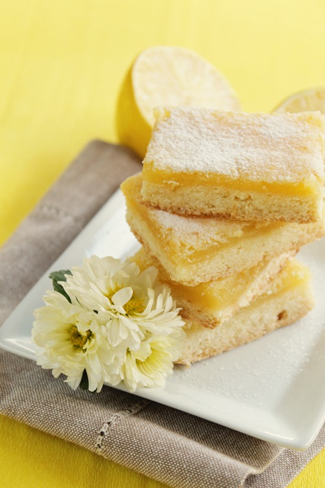 Lemon bars/ patratele cu lamaie