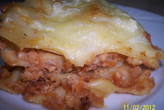 Lasagna cu carne de pui