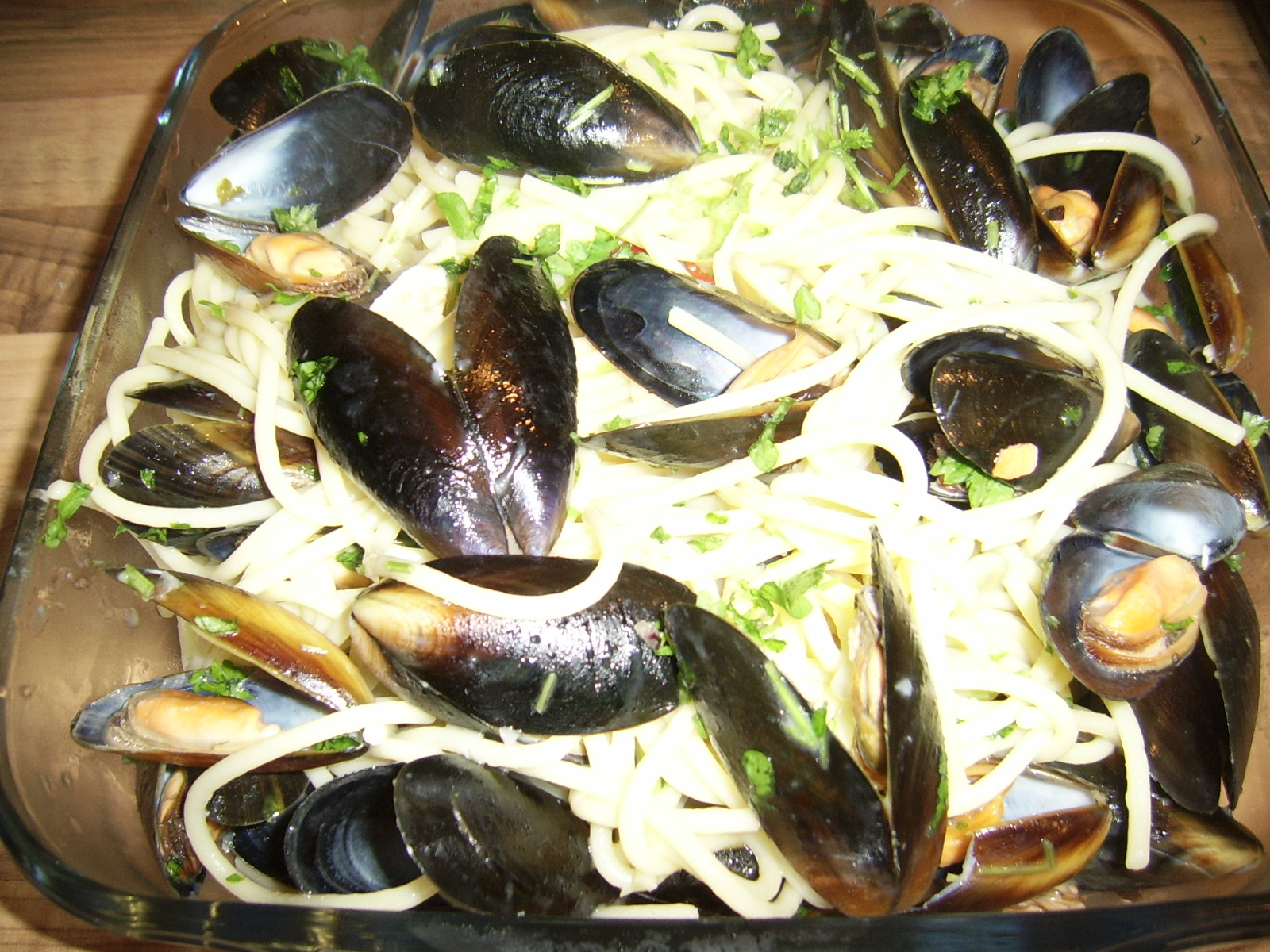 Spaghetti cu scoici