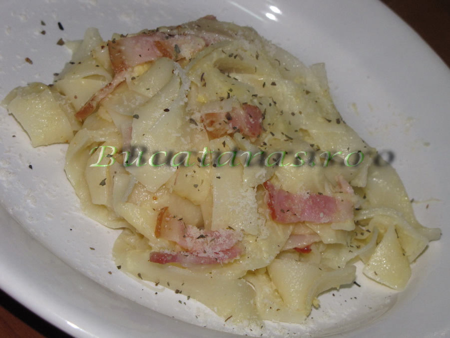 Tagliatelle carbonara