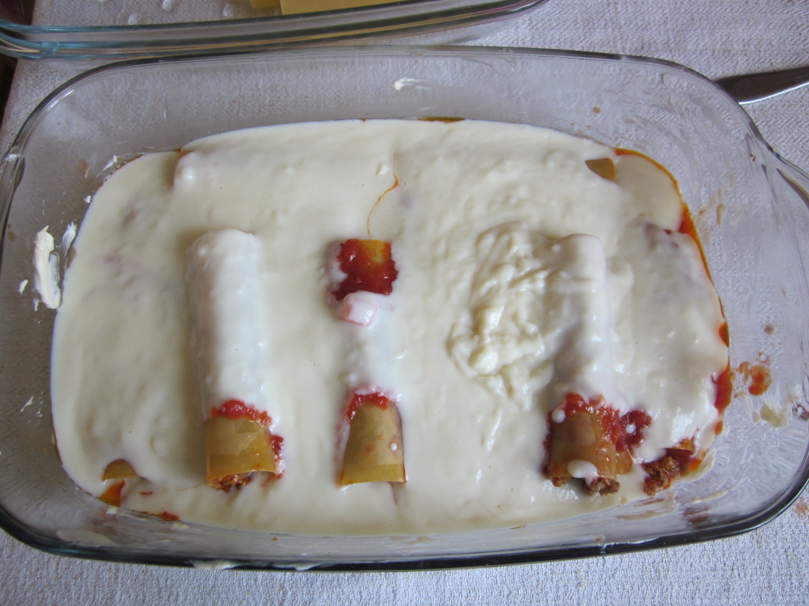 Cannelloni cu carne de vita si porc