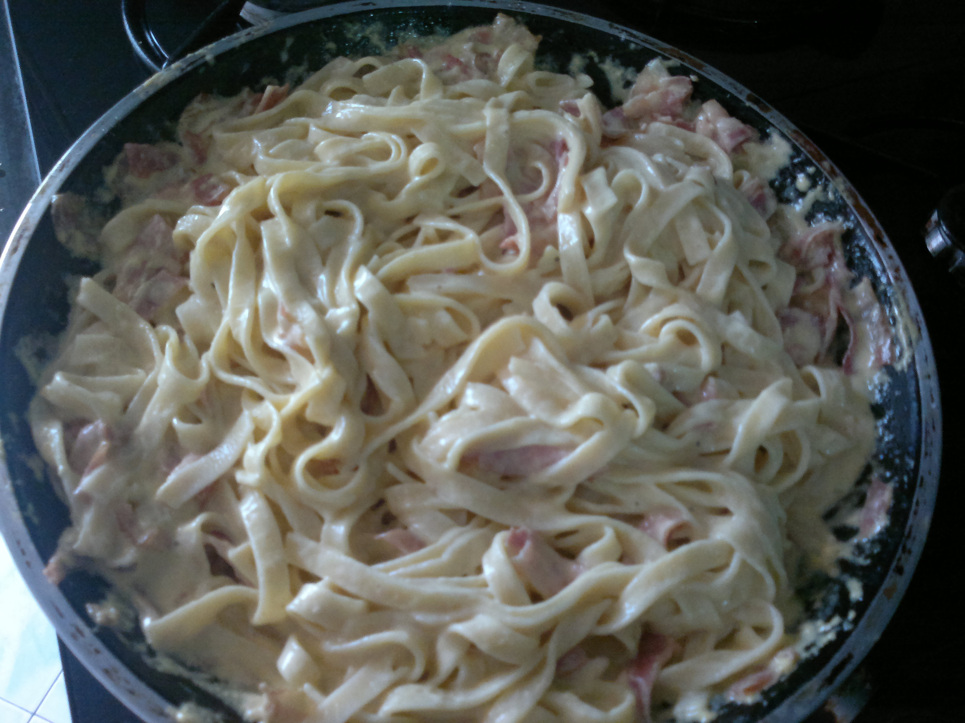 Paste carbonara