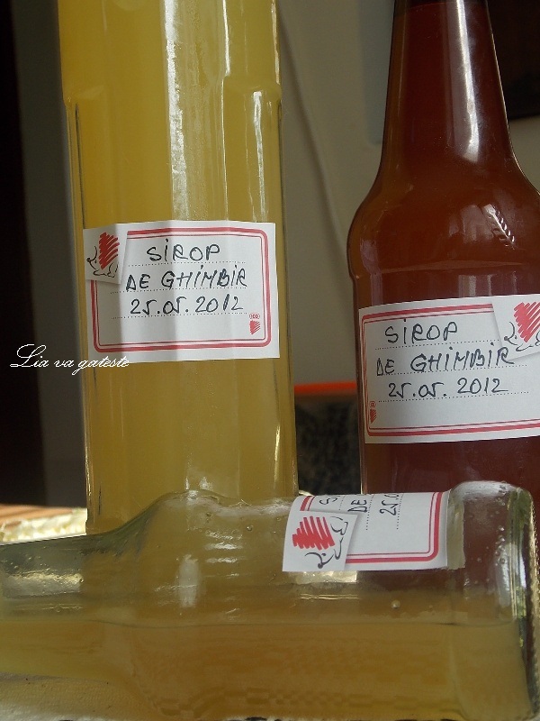 Sirop de ghimbir