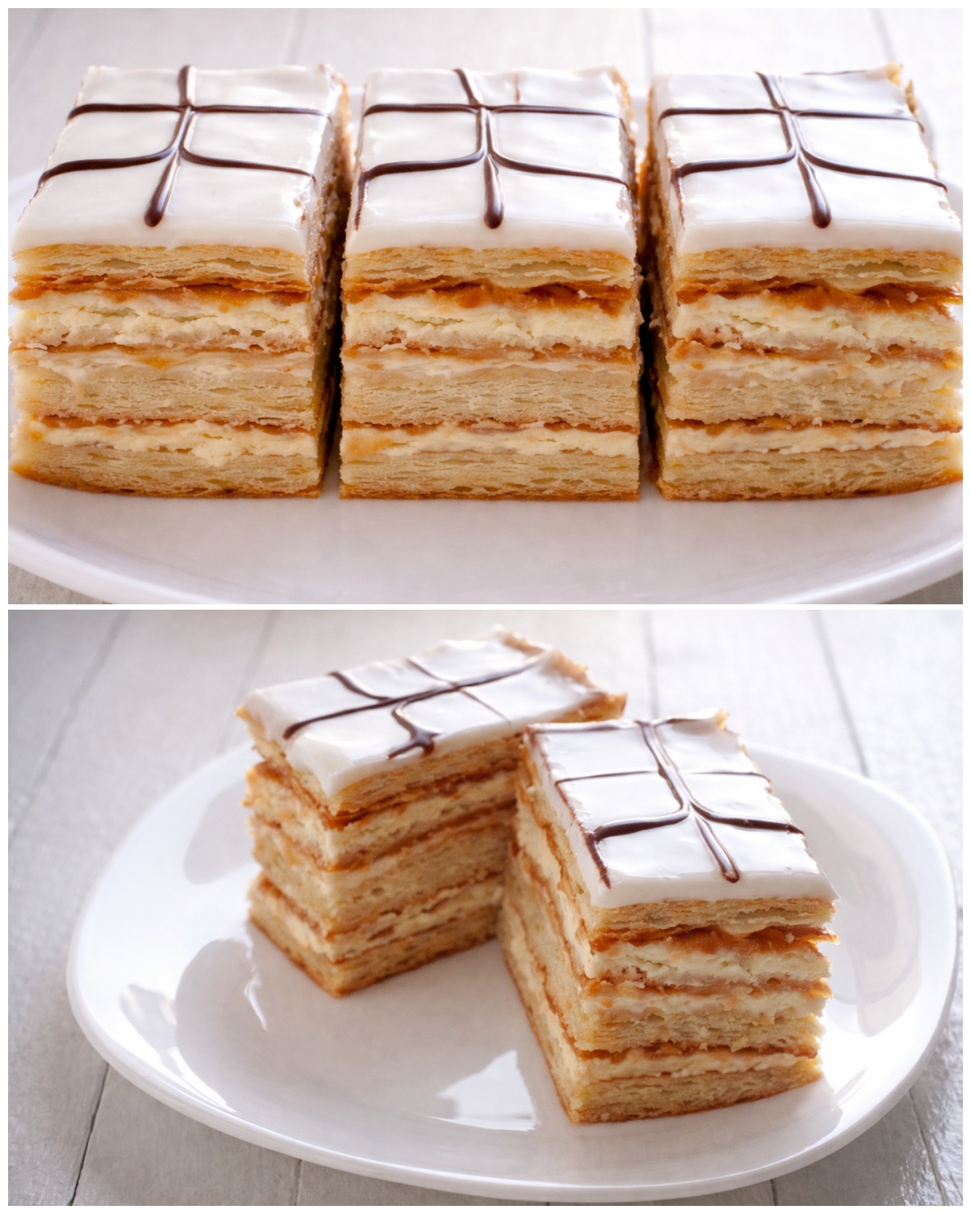 Foi cu crema de vanilie