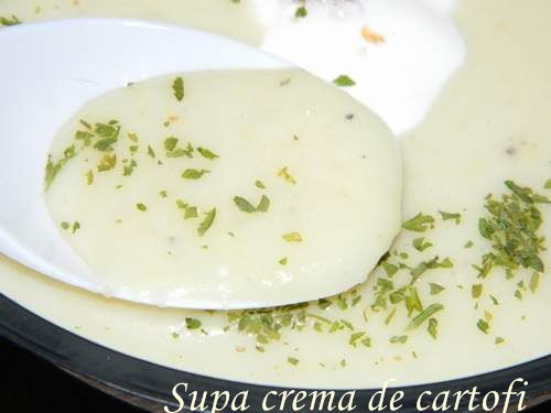 Supa crema de cartofi