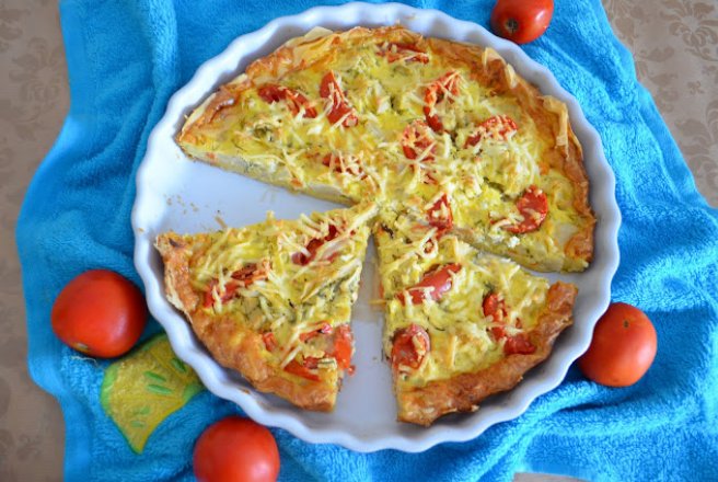 Quiche cu conopida