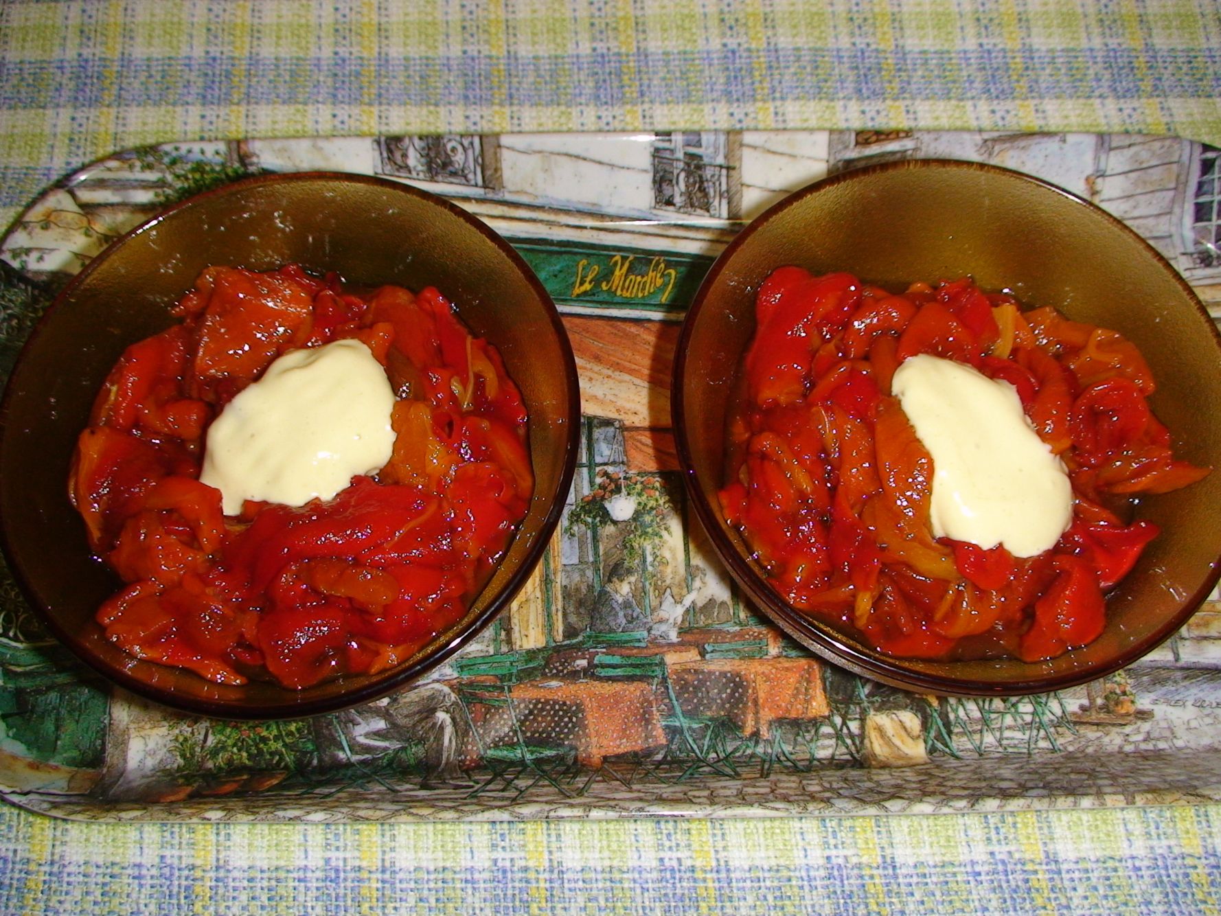 Salata de ardei copti