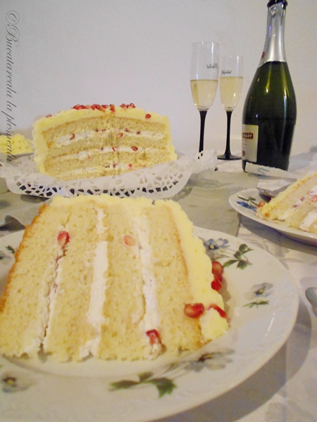 Champagne cake - Tort cu sampanie