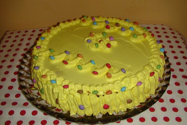 Tort cu crema de caramele