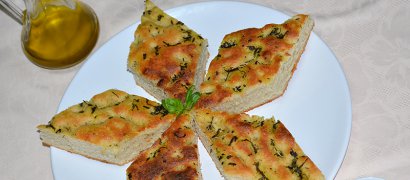 Focaccia cu rozmarin