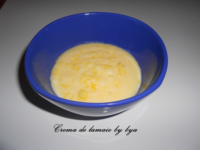 Crema de lamaie