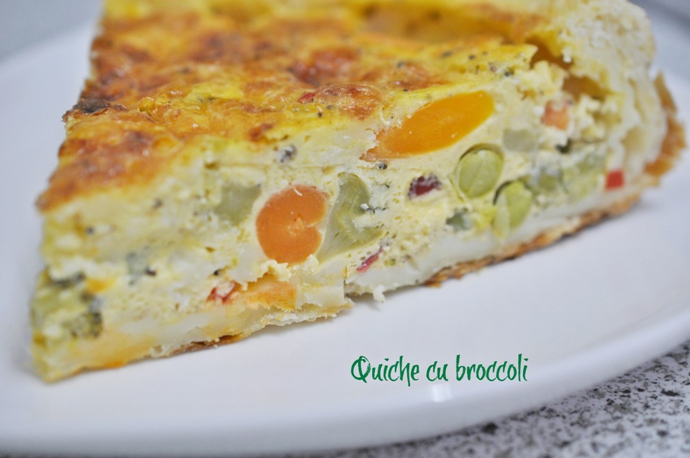 Quiche cu broccoli