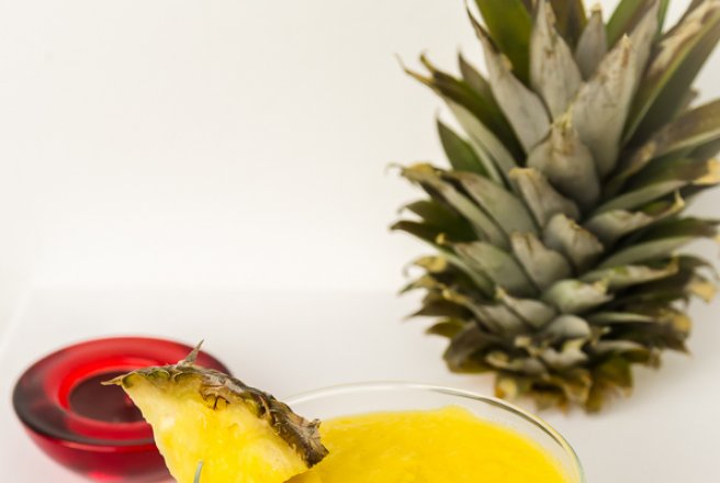 Budinca de tapioca cu ananas