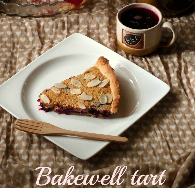 Tartă bakewell cu cremă frangipane