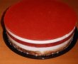 Tort panna cotta cu jeleu de capsuni-5