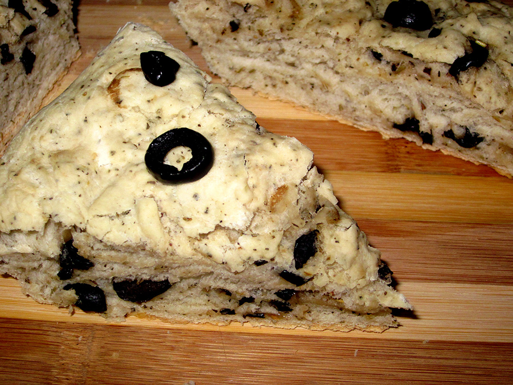 Focaccia cu masline