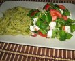 Fettuccine cu sos pesto si salata-4