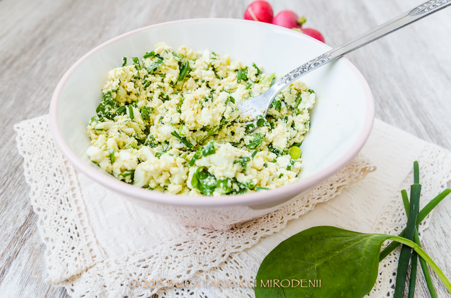 Salata de oua de prepelita