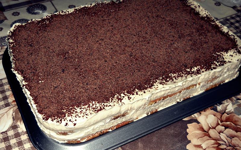 Tiramisu reţetă originală, cu ciocolata neagra