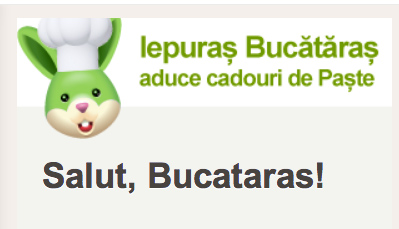 Iepuras Bucataras a adus cadouri de Pasti