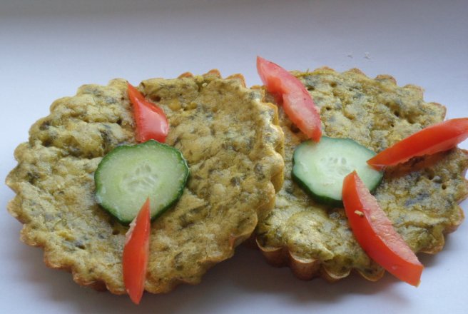 Mini quiche cu spanac