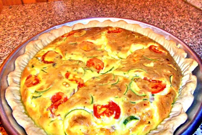 Quiche cu zucchini