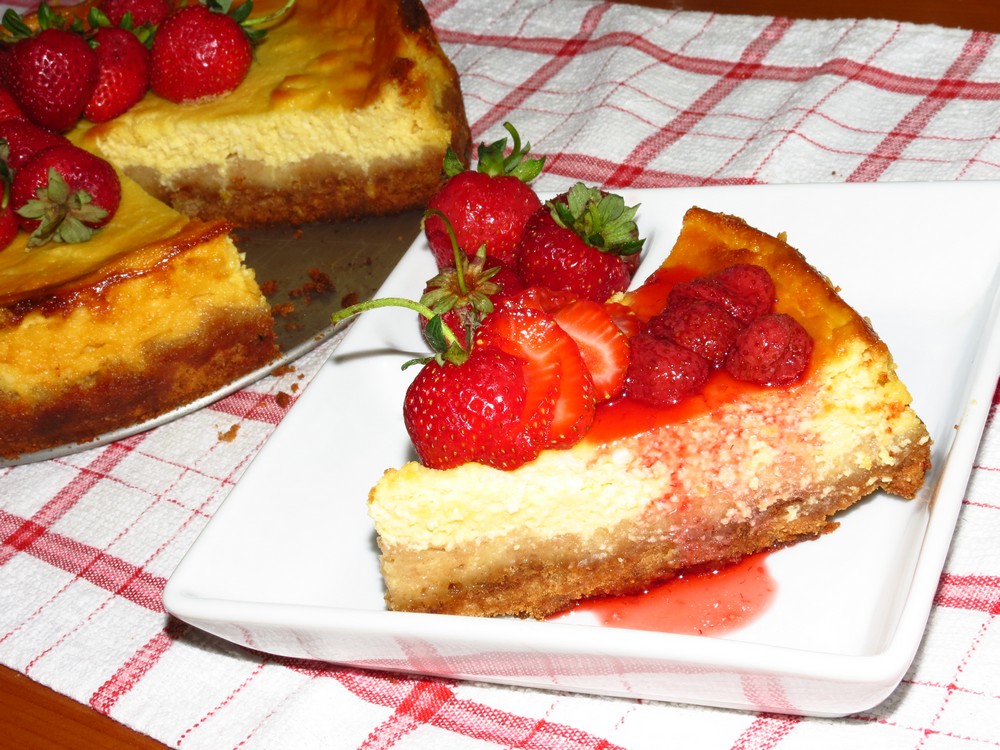 Cheesecake cu capsuni