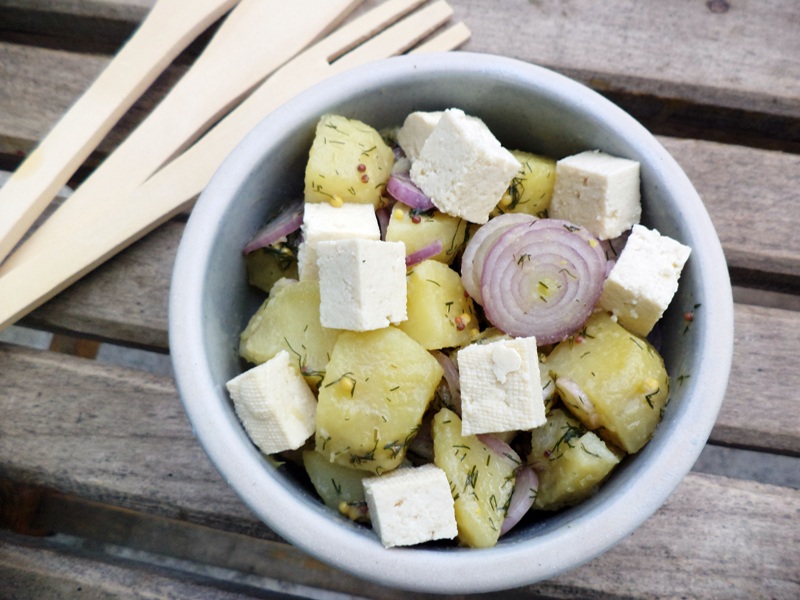 Salata de cartofi cu tofu