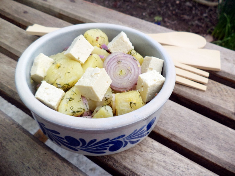 Salata de cartofi cu tofu