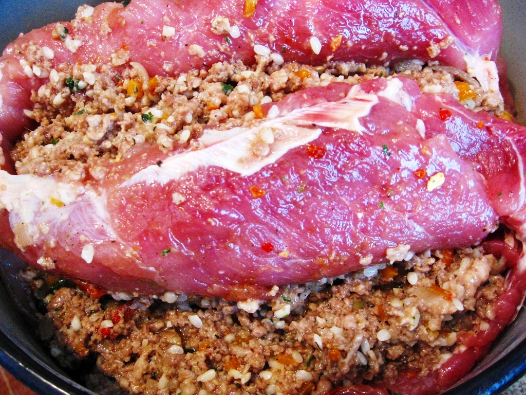 Pulpa de porc umpluta