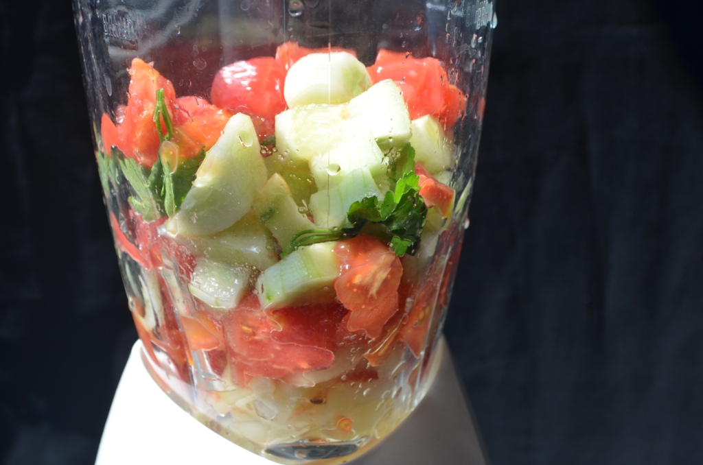 Gazpacho cu rosii si pepene rosu