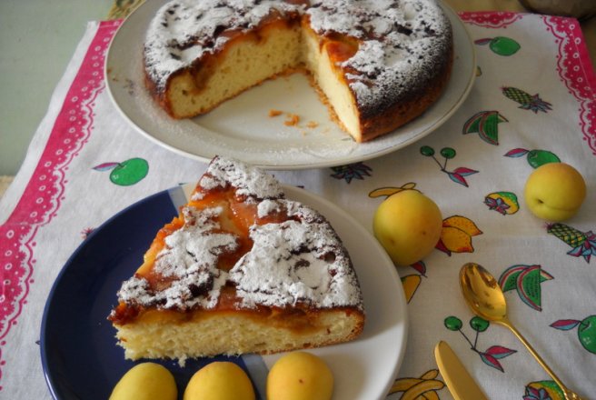 Tarta Tatin cu caise