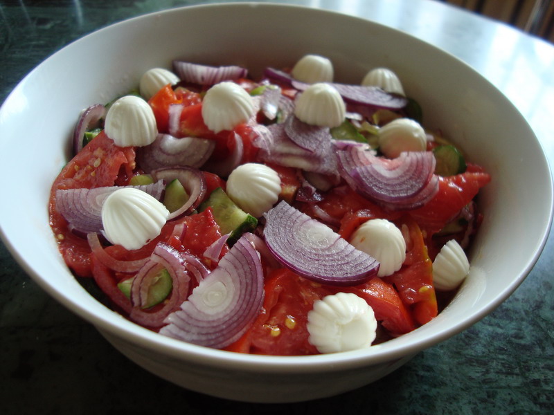 Salata de vara cu miez de lapte