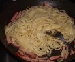 Linguine cu sunca,usturoi si parmezan-5